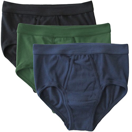 HERMKO 3240 3er Pack Herren Slip mit Eingriff und Weichbund aus Bio-Baumwolle, Größe:D 6 = EU L, Farbe:Mix s/m/o HERMKO 3240 3er Pack Herren Slip mit Eingriff und Weichbund aus Bio-Baumwolle, Größe:D 6 = EU L, Farbe:Mix s/m/o von HERMKO