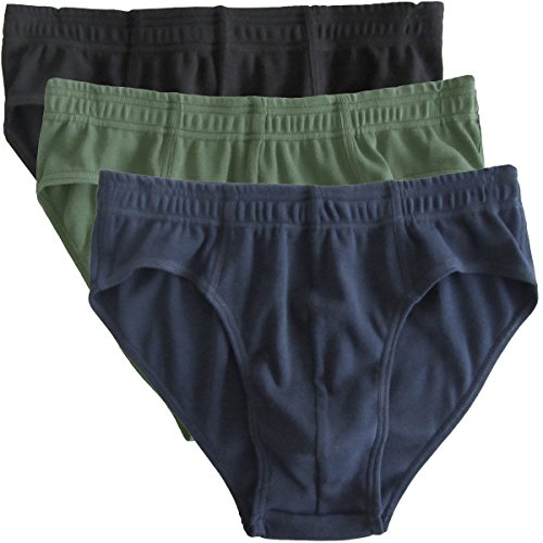 HERMKO 3300 3er Pack Herren Slip aus 100% Bio-Baumwolle, Größe:D 10 = EU 4XL, Farbe:Mix s/m/o von HERMKO