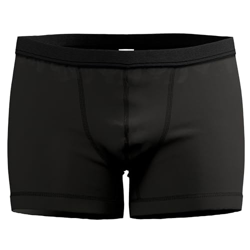 HERMKO 390130 Herren Pant aus 100% Bio-Baumwolle mit Webbund, Größe:D 6 = EU L, Farbe:Schwarz - schwarz von HERMKO
