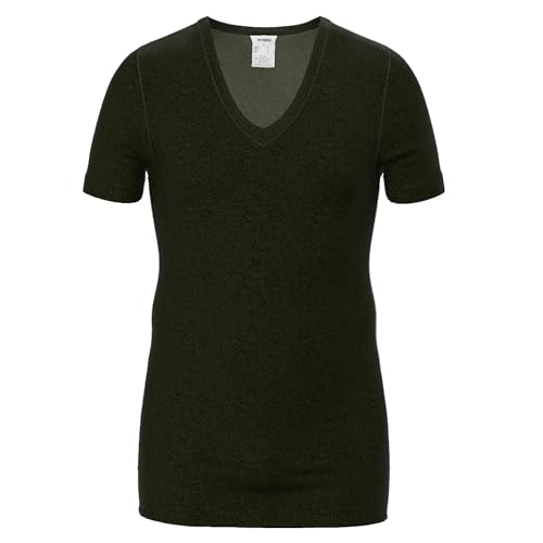 HERMKO 40488 Herren Kurzarm Shirt mit V-Ausschnitt aus Merinowolle/Tencel, Größe:D 7 = EU XL, Farbe:schwarz HERMKO 40488 Herren Kurzarm Shirt mit V-Ausschnitt aus Merinowolle/Tencel, Größe:D 7 = EU XL, Farbe:schwarz von HERMKO