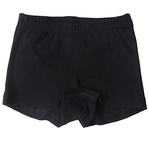 HERMKO 52710 Mädchen Panty aus Baumwolle/Elastan, Girl Unterhose, Farbe:schwarz, Größe:116 von HERMKO