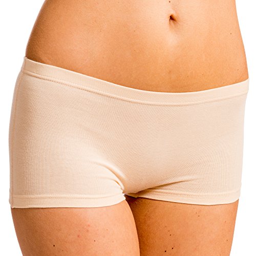 HERMKO 5700 2er Pack Damen Panty aus anschmiegsamer Baumwolle/Elastan, Farbe:Cream, Größe:32/34 (XS) von HERMKO