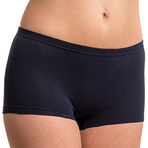 HERMKO 5700 Damen Panty aus anschmiegsamer Baumwolle/Elastan, Farbe:Marine, Größe:36/38 (S) von HERMKO