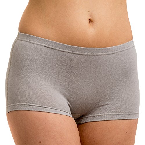 HERMKO 5700 Damen Panty aus anschmiegsamer Baumwolle/Elastan, Farbe:grau, Größe:36/38 (S) von HERMKO