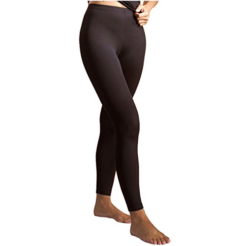 HERMKO 5720 2er Pack Damen Leggins, Farbe:schwarz, Größe:44/46 (L) von HERMKO