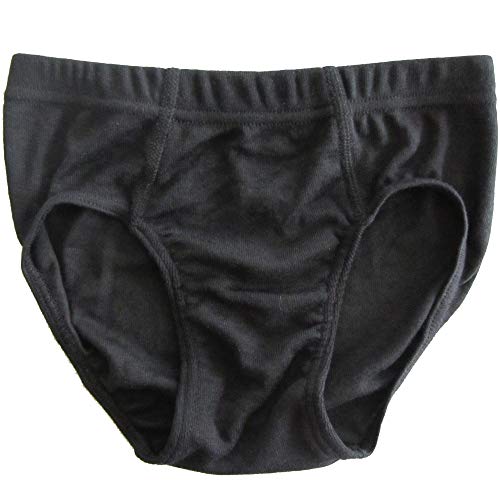 HERMKO 62850 Jungen Funktions Slip 'Athletic', Farbe:schwarz, Größe:128 von HERMKO