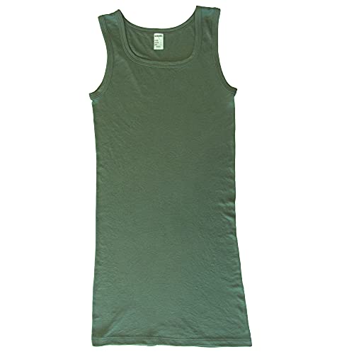 HERMKO 63027 Herren Tank Top Funktionsunterwäsche extralang, Größe:D 5 = EU M, Farbe:Olive von HERMKO