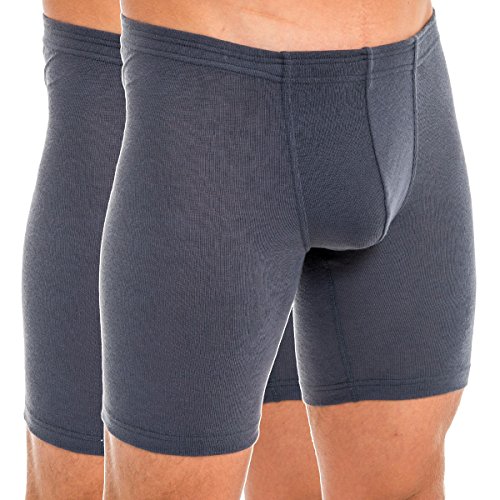 HERMKO 63955 2er Pack Herren Longpant als Funktionsunterwäsche, Größe:D 5 = EU M, Farbe:Graphit HERMKO 63955 2er Pack Herren Longpant als Funktionsunterwäsche, Größe:D 5 = EU M, Farbe:Graphit von HERMKO