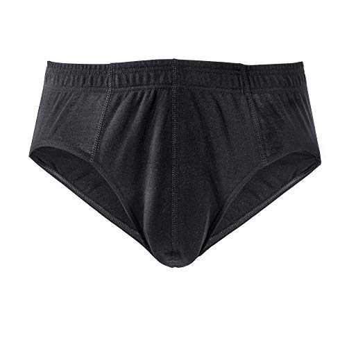 HERMKO 8300 Herren Slip aus Baumwolle/Elastan, Größe:D 10 = EU 4XL, Farbe:schwarz von HERMKO