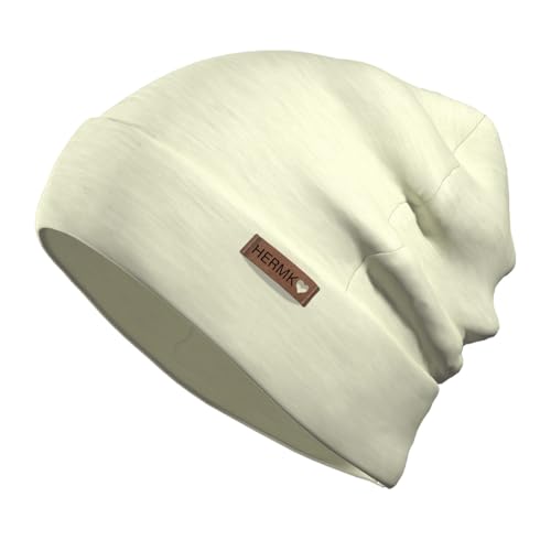 HERMKO 8840911 Mütze für Damen und Herren aus Merinowolle/Tencel, Farbe:Natur, Größe:S/M HERMKO 8840911 Mütze für Damen und Herren aus Merinowolle/Tencel, Farbe:Natur, Größe:S/M von HERMKO