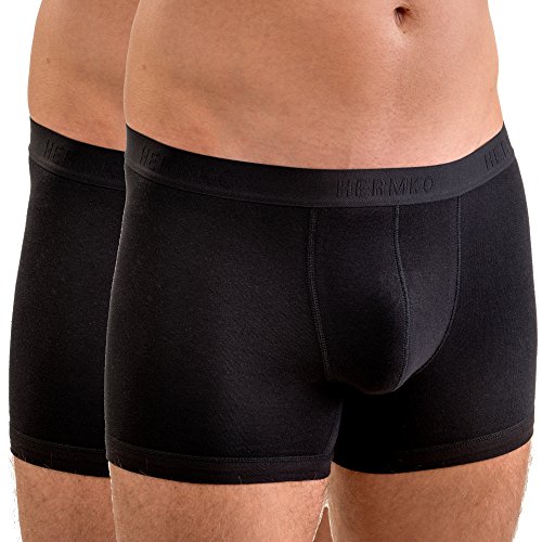 HERMKO 8950 2er Pack Herren Retropant, Größe:D 6 = EU L, Farbe:schwarz von HERMKO