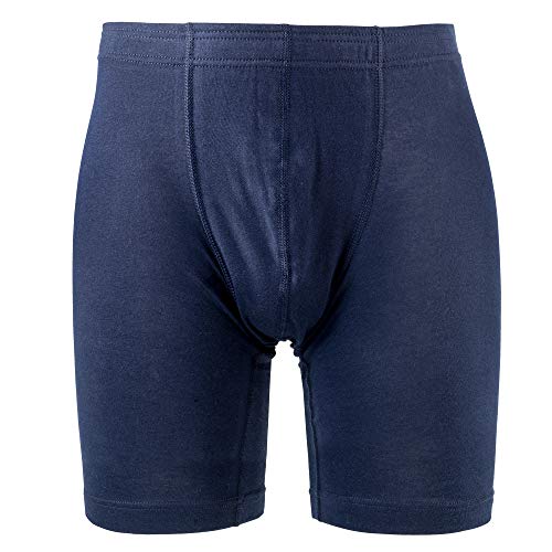 HERMKO 8955 Herren Longpant aus Baumwolle/Elastan, Größe:D 4 = EU S, Farbe:Marine von HERMKO