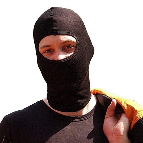 HERMKO 9000 Sturmhaube/Maske aus sehr weichem Modal - schwarz, Farbe:schwarz, Größe:XS von HERMKO