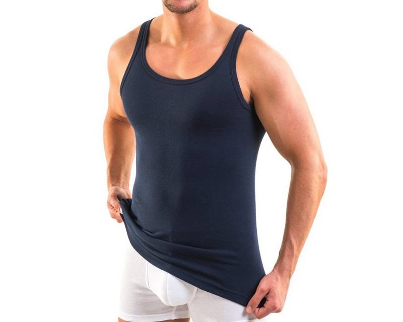 HERMKO Achselhemd 3000 Herren Tank Top 100% Bio-Baumwolle, Unterhemd, Vest made in EU von HERMKO