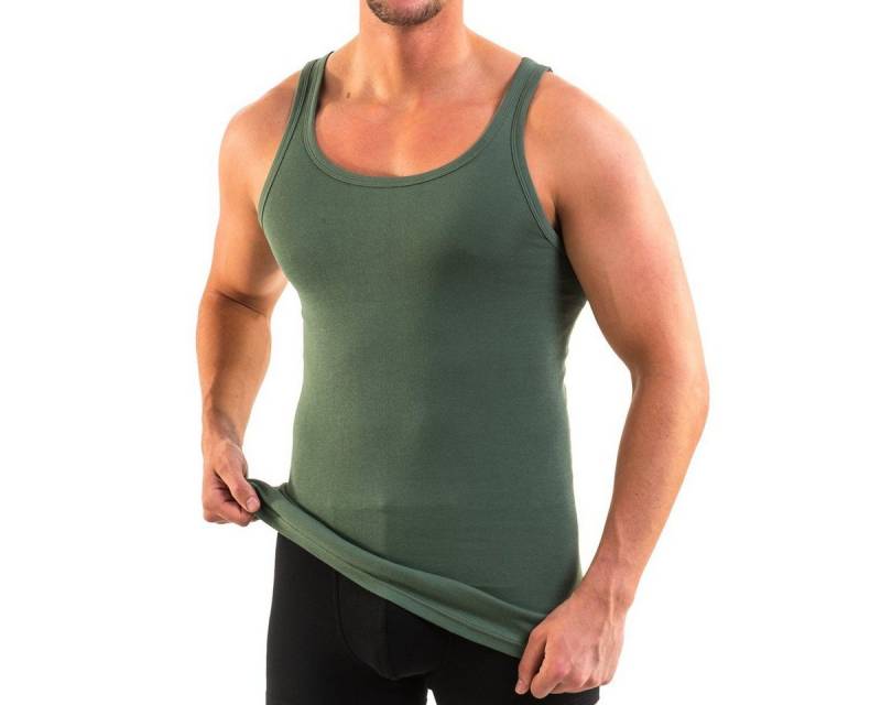 HERMKO Achselhemd 3000 Herren Tank Top 100% Bio-Baumwolle, Unterhemd, Vest made in EU von HERMKO