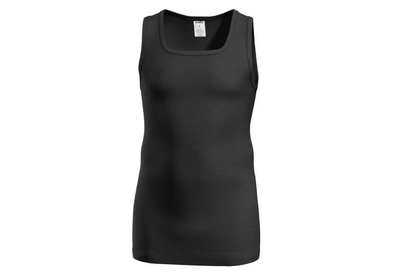 HERMKO Achselhemd 40025 40025 Herren Tank Top Merinowolle / Tencel Basic Unterhemd Achselhemd von HERMKO