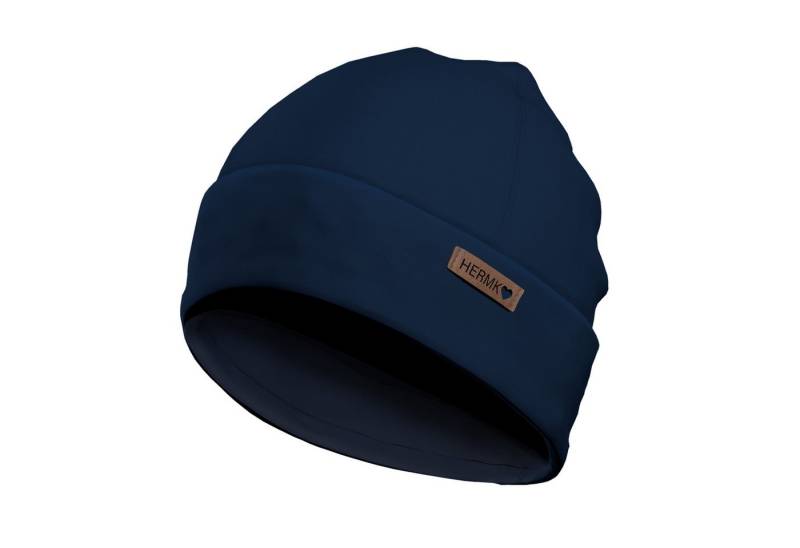 HERMKO Beanie 881210 Bequeme Kinder Mütze 100% Bio-Baumwolle Übergangszeit Beanie von HERMKO