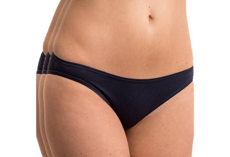 HERMKO Bikinislip 5032 3er Pack Damen Mini Slips aus Baumwolle / Elastan von HERMKO