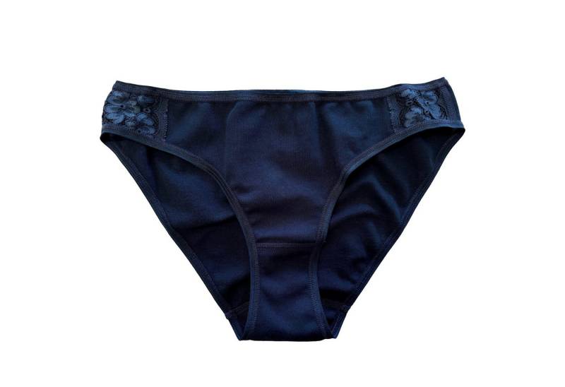 HERMKO Bikinislip 503270 Damen Mini Slip mit schöner seitlicher Spitze von HERMKO