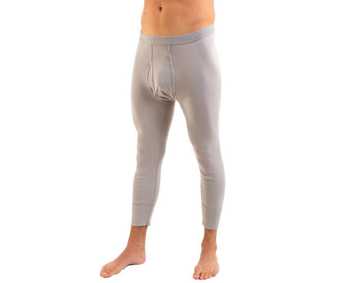 HERMKO Lange Unterhose 3440 2er Pack Herren 3/4-lange Unterhose, wadenlang, Bio-Baumwolle von HERMKO