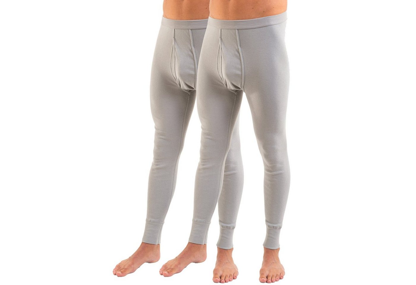 HERMKO Lange Unterhose 3540 2er Pack Herren lange Unterhose long johns Bio-Baumwolle von HERMKO