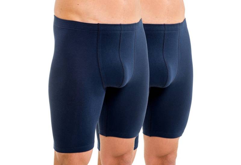 HERMKO Langer Boxer 8955 2er Pack Herren Longpant aus Baumwolle/Elastan von HERMKO