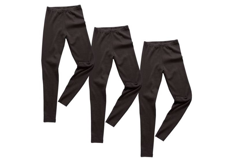 HERMKO Leggings 2720 3er Pack Kinder Legging aus Bio-Baumwolle von HERMKO