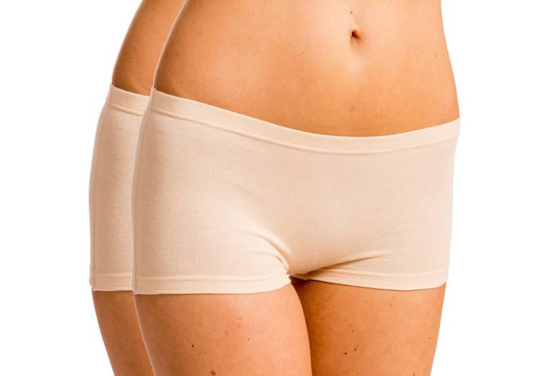 HERMKO Panty 5700 5700 2er Pack Damen Panty aus anschmiegsamer Baumwolle / Elastan von HERMKO