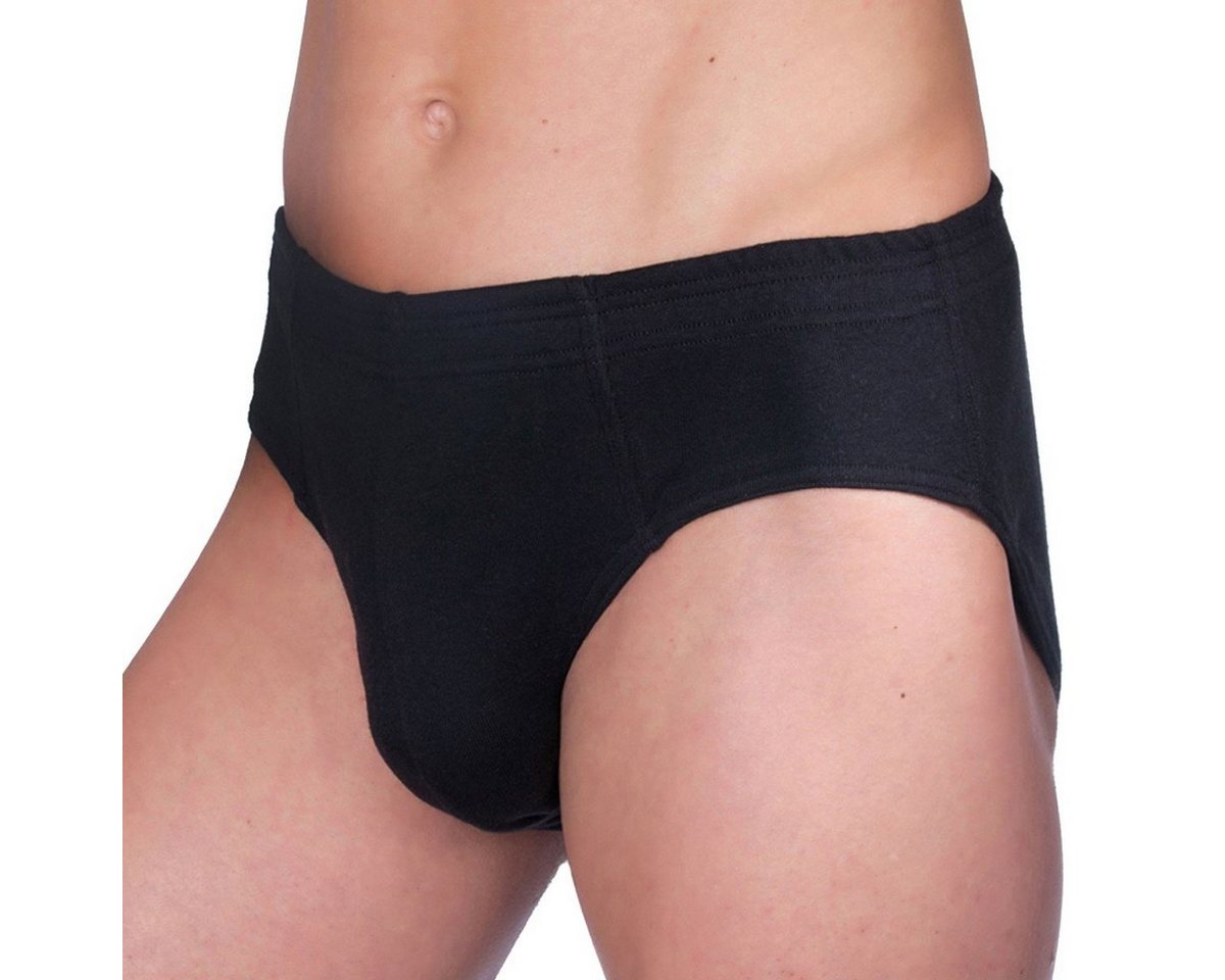 HERMKO Slip 16300 Herren Sportslip aus Baumwolle / Modal, mit weichem Bund von HERMKO