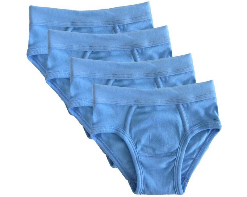 HERMKO Slip 2840 4er Pack Jungen Slip mit Weichbund Unterhose aus Bio-Baumwolle von HERMKO