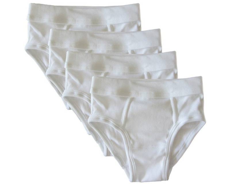 HERMKO Slip 2840 4er Pack Jungen Slip mit Weichbund Unterhose aus Bio-Baumwolle von HERMKO