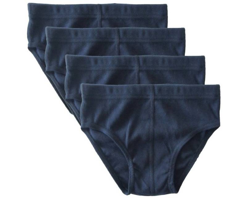 HERMKO Slip 2850 4er Pack Jungen Slip einfarbig aus 100% Bio-Baumwolle Dehnbund von HERMKO