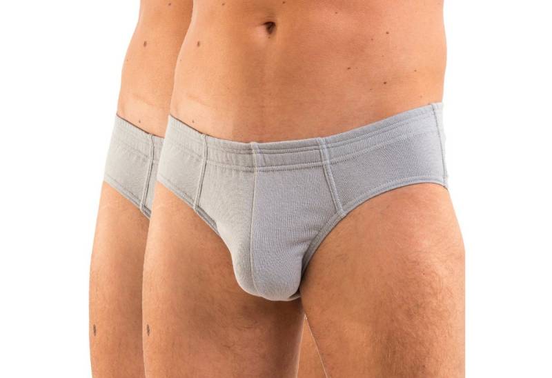 HERMKO Slip 8300 2er Pack Herren Slip mit Dehnbund aus Baumwolle / Elastan von HERMKO