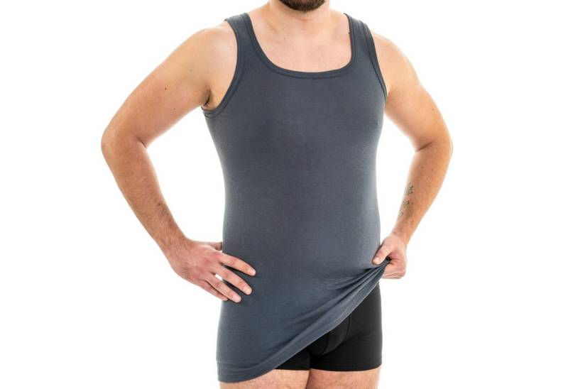 HERMKO Unterhemd 16025 Herren Tank Top angenehm weich Dank Modal exclusive by von HERMKO