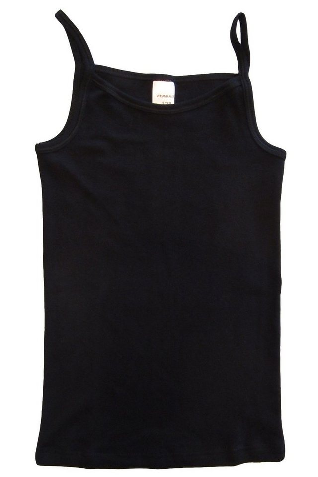 HERMKO Unterhemd 2460 Mädchen Trägerhemd aus 100% Bio-Baumwolle, Unterhemd, Top von HERMKO