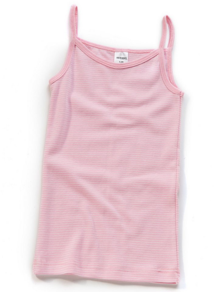 HERMKO Unterhemd 26460 Mädchen Spaghetti-Trägertop direkt vom Hersteller von HERMKO