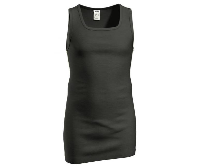 HERMKO Unterhemd 40027 40027 Herren Tank Top  in extralang aus Merinowolle / Tencel von HERMKO