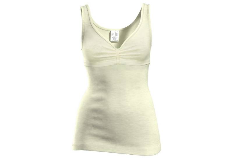 HERMKO Unterhemd 4058080 Damen BH-Hemd aus Merinowolle und Tencel von HERMKO