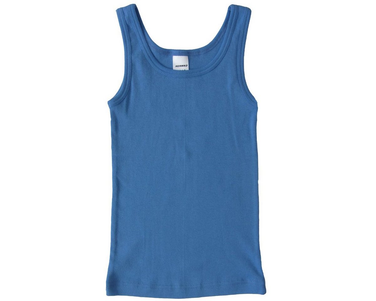 HERMKO Unterhemd 2800 Jungen Unterhemd aus 100% Bio-Baumwolle Knaben Tank Top von HERMKO