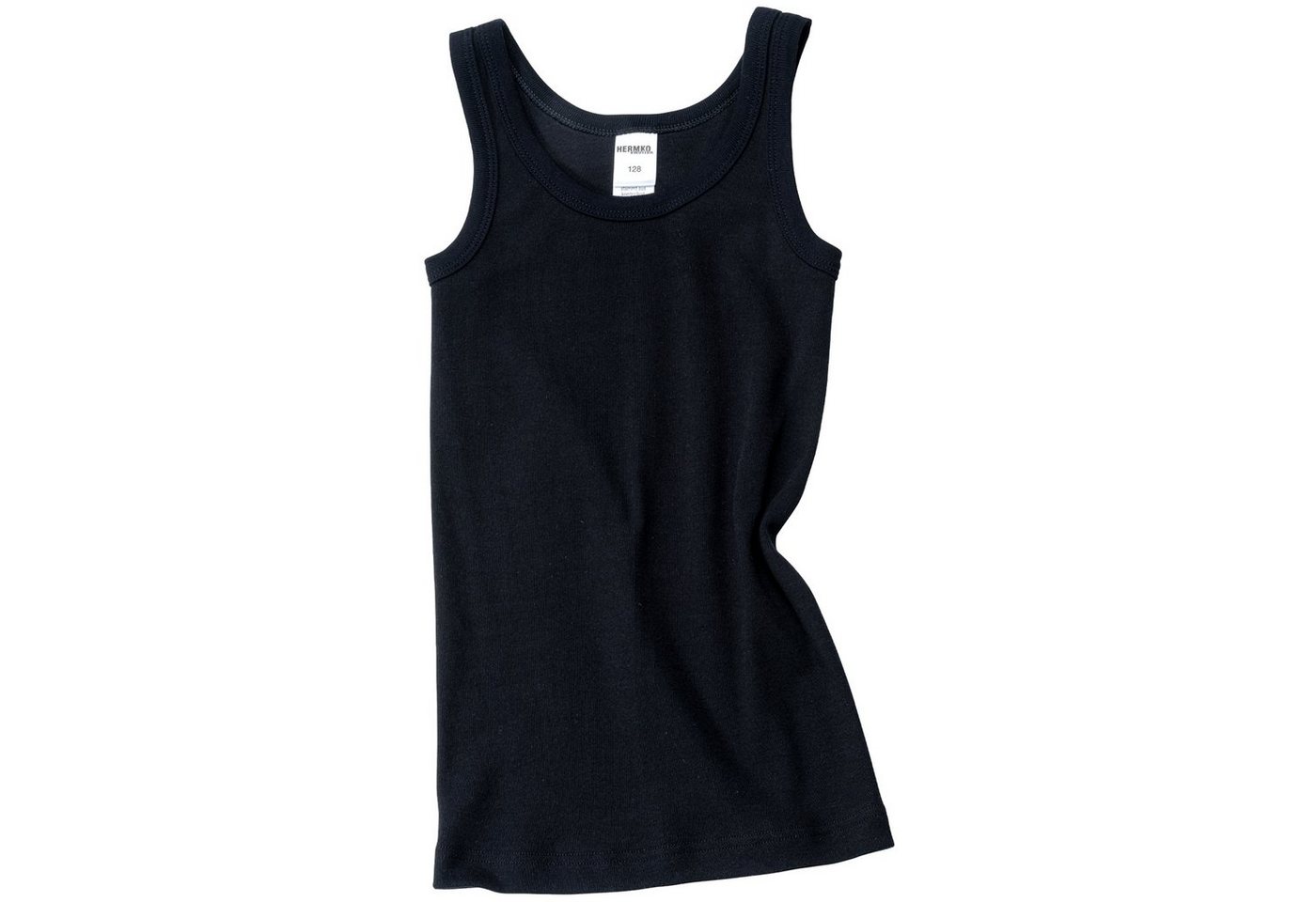 HERMKO Unterhemd 2800 Jungen Unterhemd aus 100% Bio-Baumwolle Knaben Tank Top von HERMKO