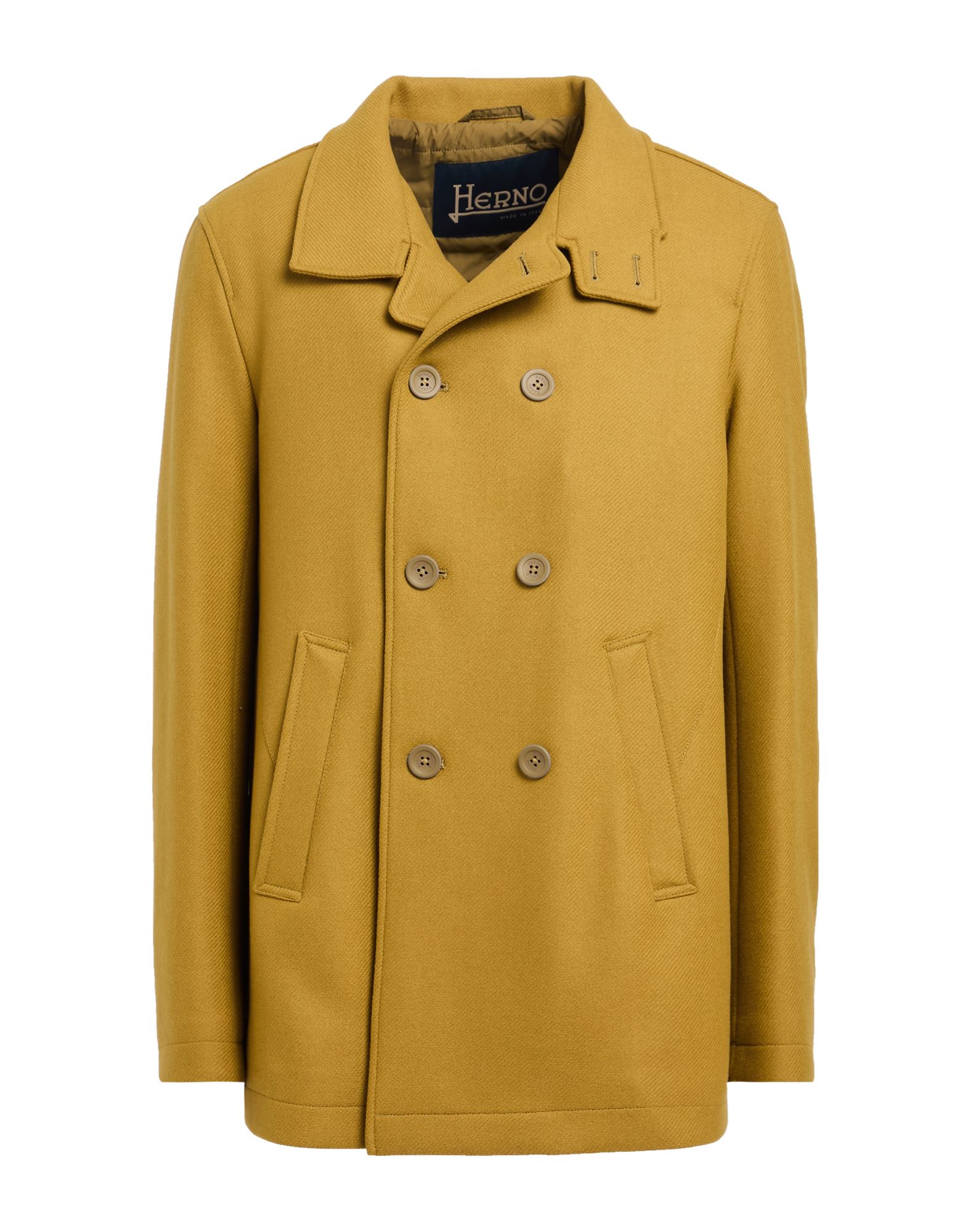 HERNO Mantel Herren Senf von HERNO