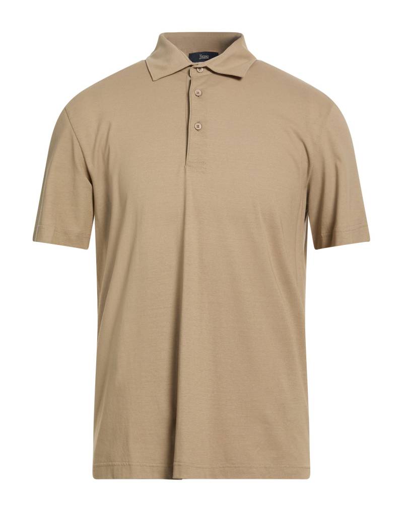 HERNO Poloshirt Herren Khaki von HERNO