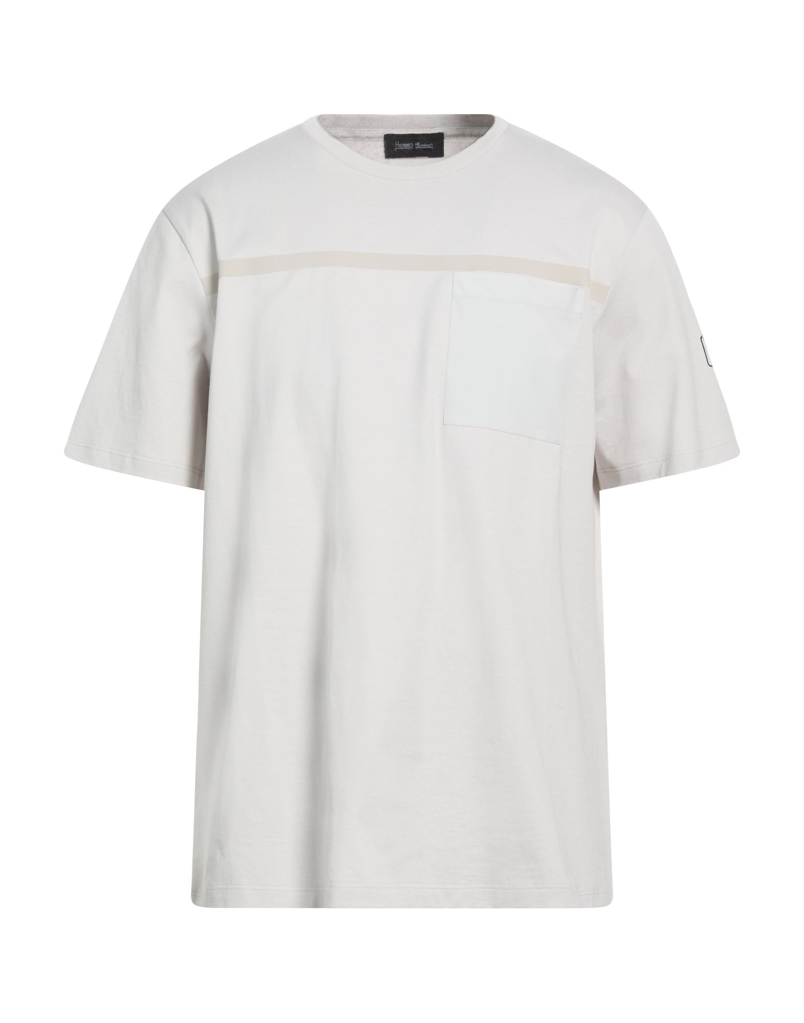 HERNO T-shirts Herren Hellgrau von HERNO