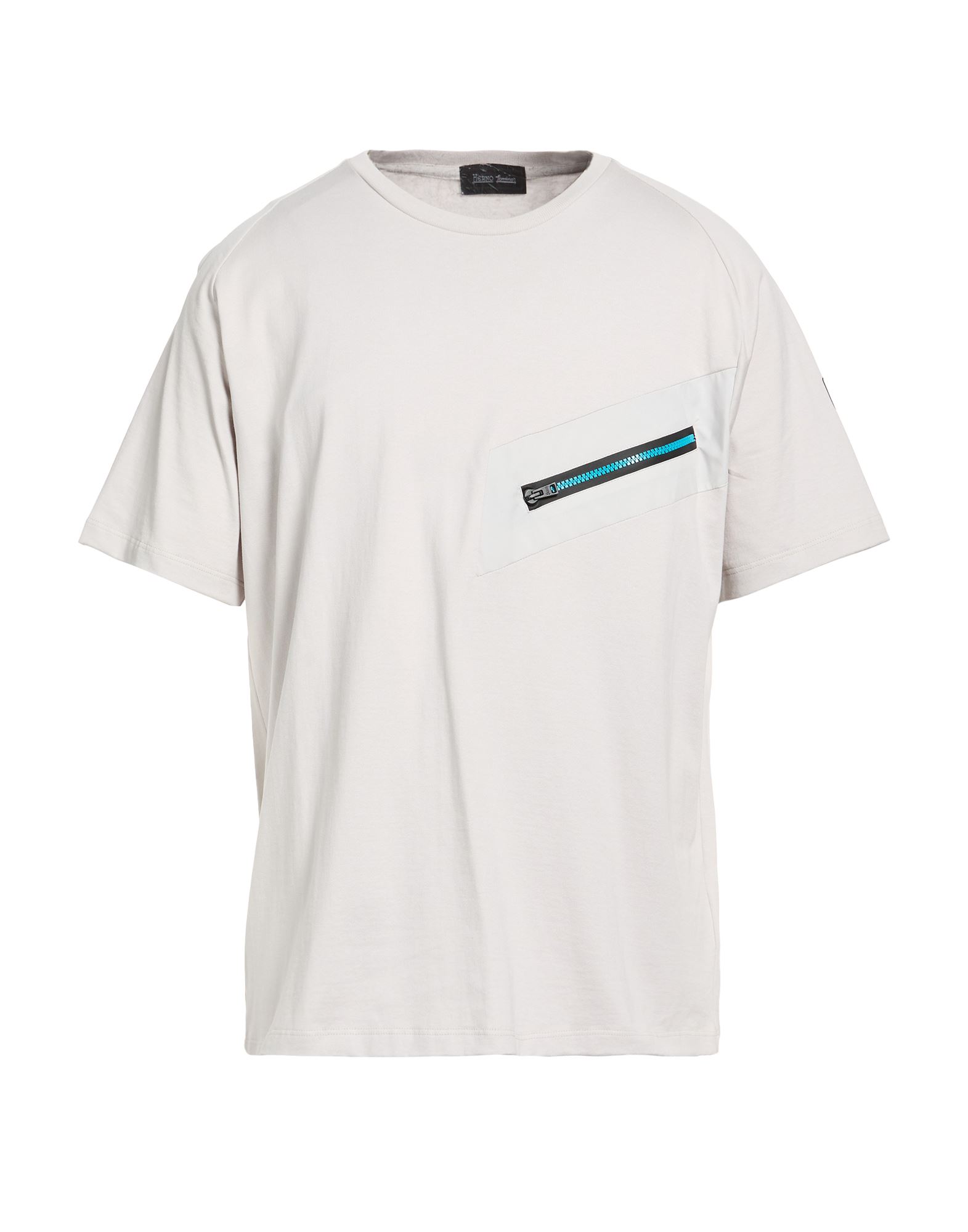 HERNO T-shirts Herren Hellgrau von HERNO