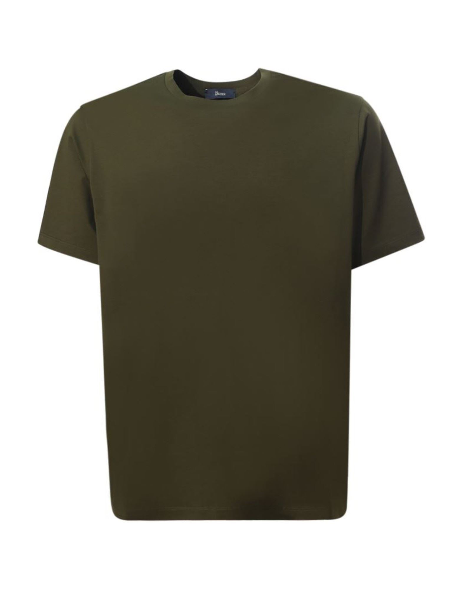 HERNO T-shirts Herren Militärgrün von HERNO