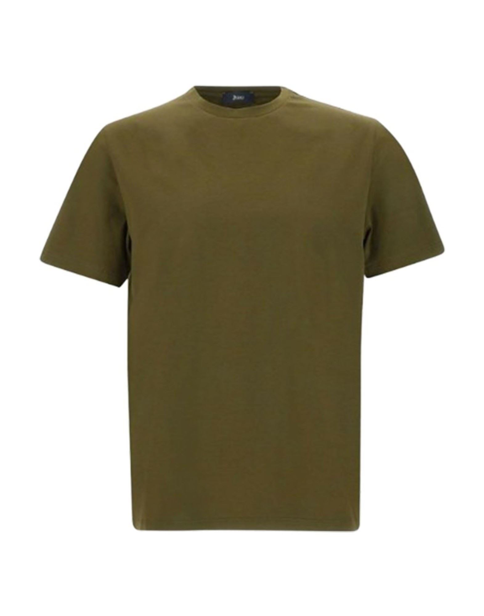 HERNO T-shirts Herren Militärgrün von HERNO