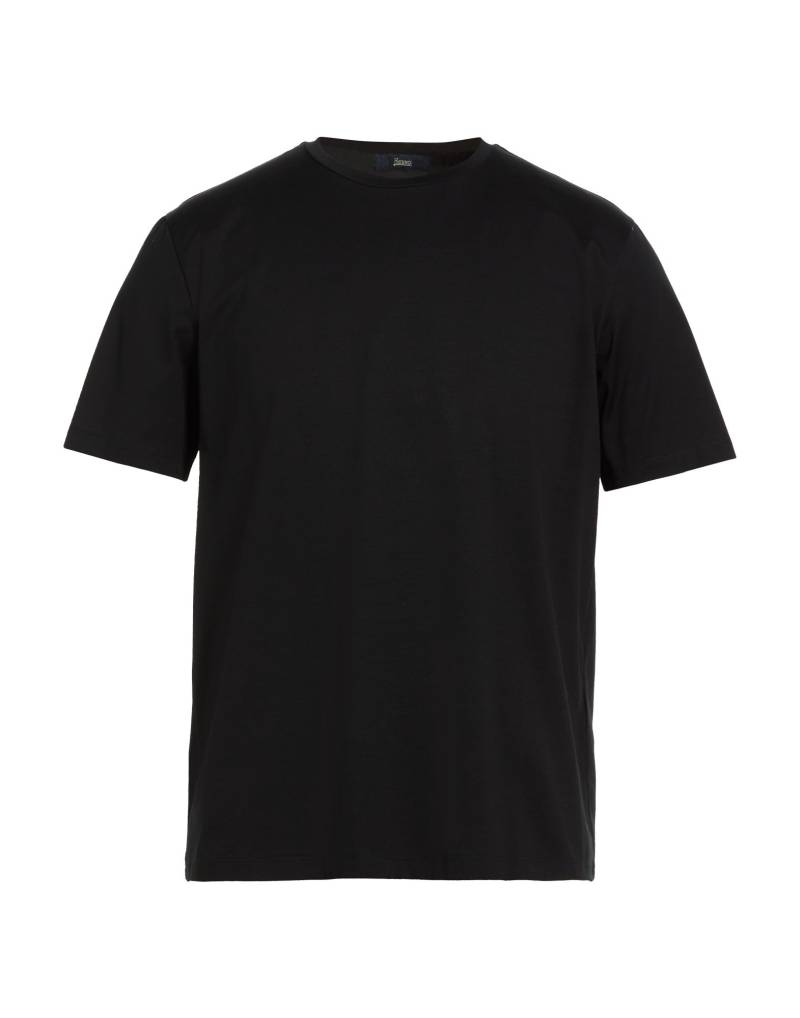 HERNO T-shirts Herren Schwarz von HERNO