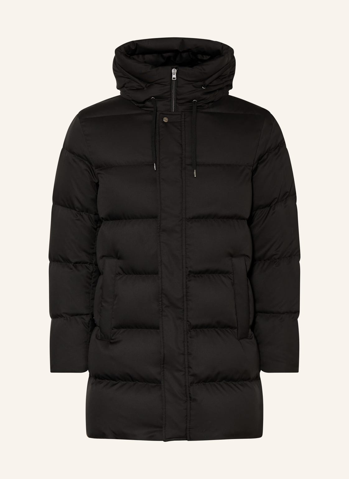 Herno Daunenjacke Mit Abnehmbarem Kunstfell schwarz von HERNO