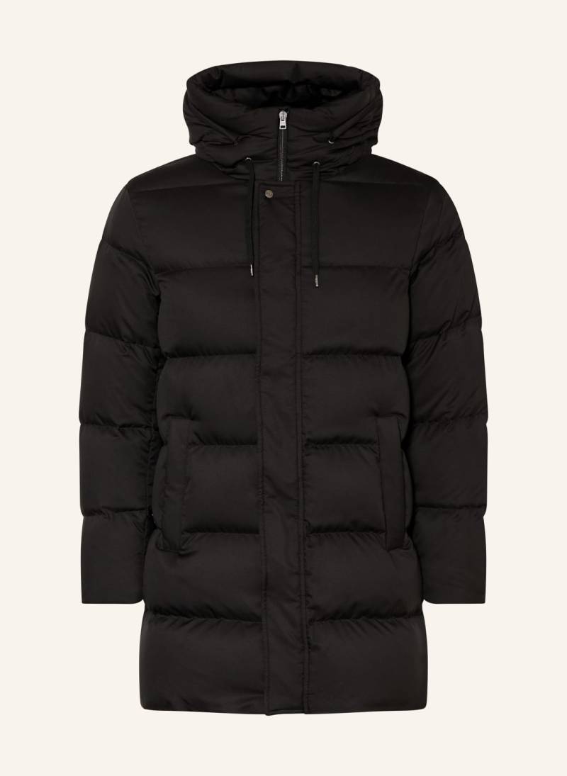 Herno Daunenjacke Mit Abnehmbarem Kunstfell schwarz von HERNO