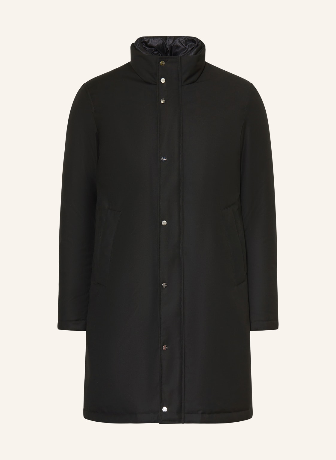 Herno Daunenmantel Mit Herausnehmbarer Blende schwarz von HERNO